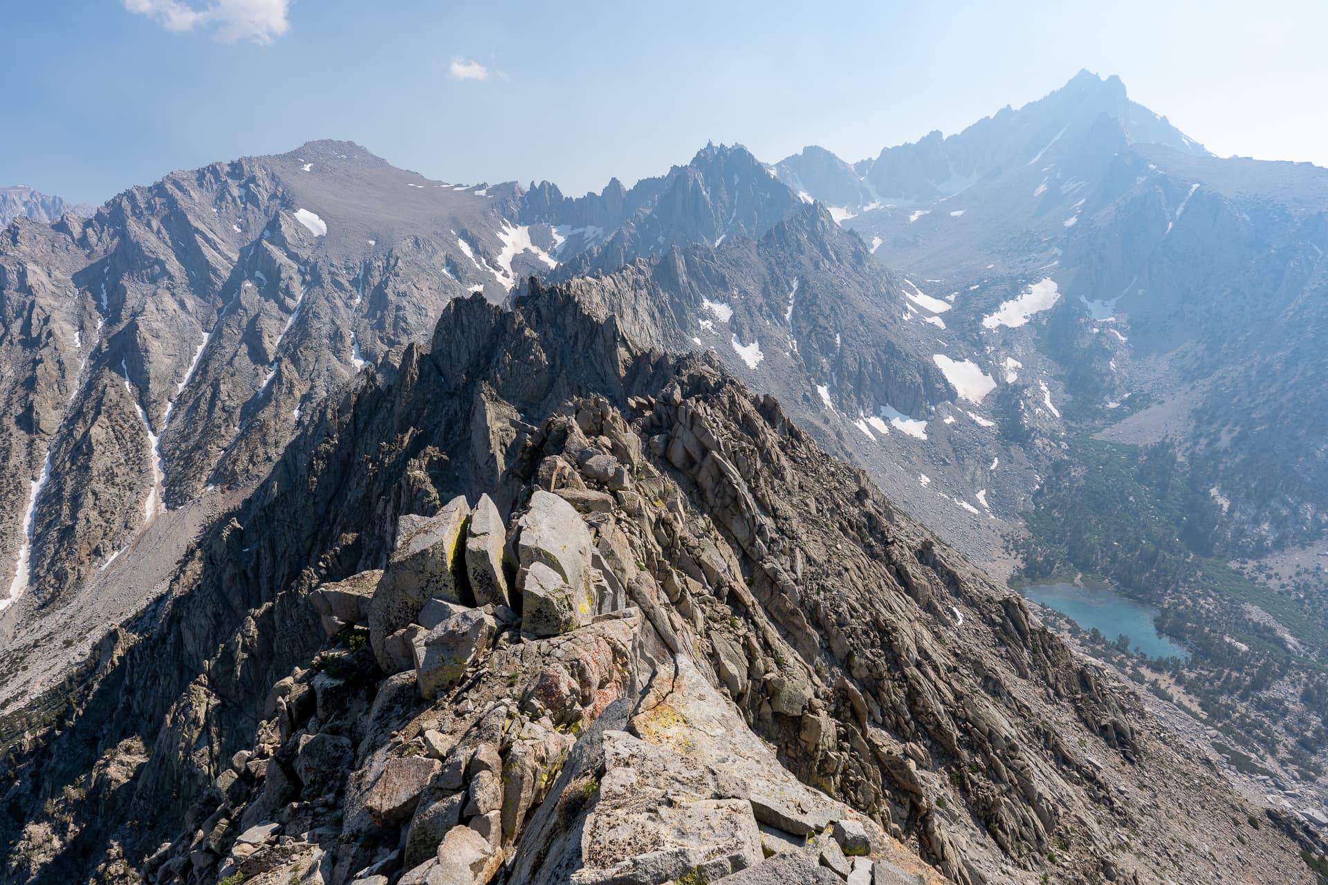 Independence Peak via West Slope