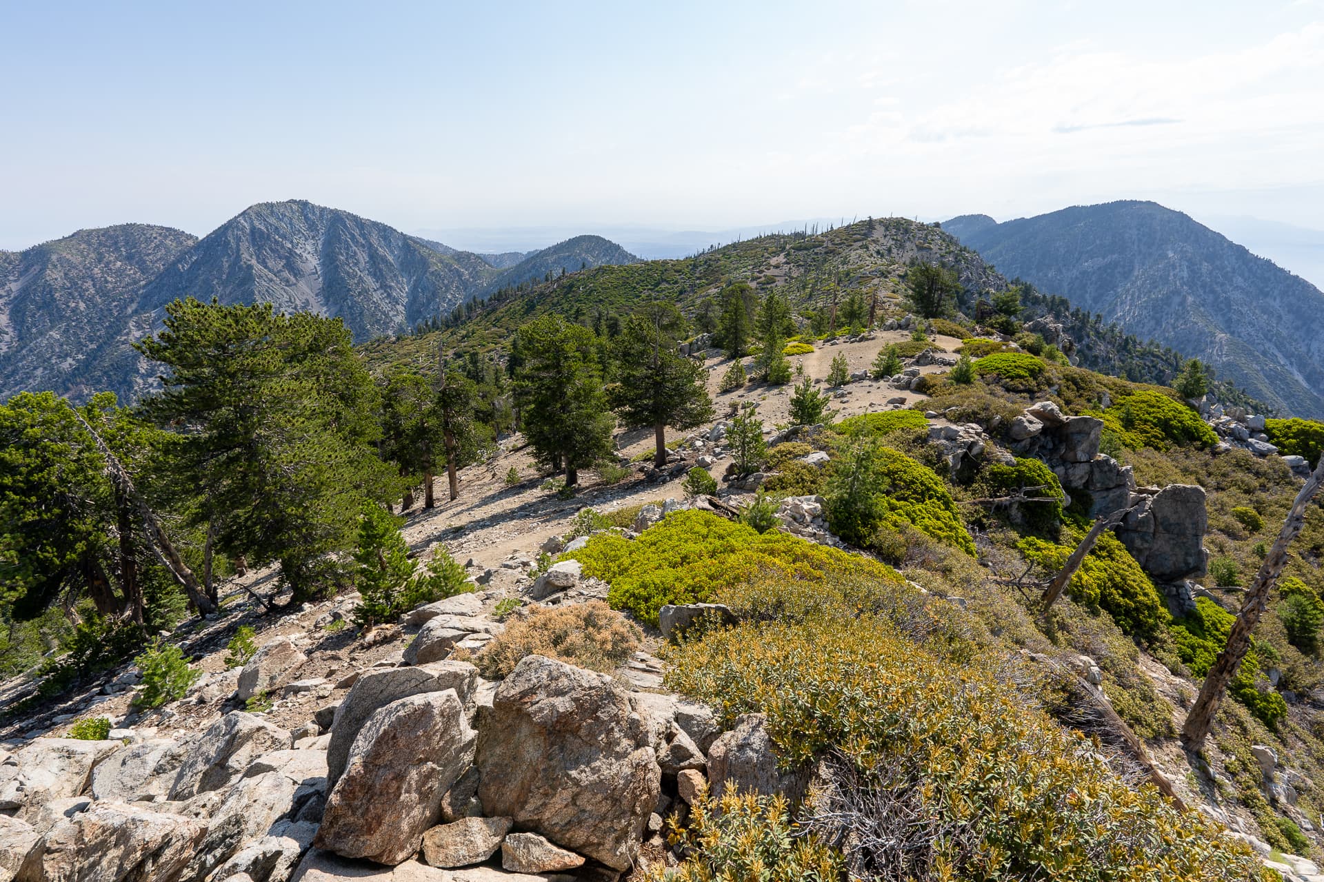 Sugaloaf Peak, Ontario Peak, and Bighorn Peak Loop via Falling Rock Canyon